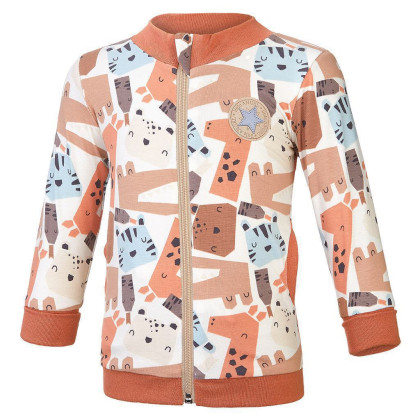 Mikina podšitá Outlast® - zvieratká farebná/zv.béžová