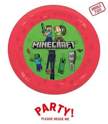 Tanier udržateľný "Minecraft" 21cm, 4 ks Procos
