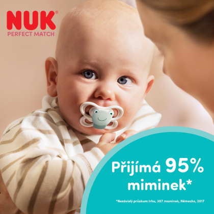 Cumlík Perfect Match Air Medvedík Pú 0-6 m 1 ks v boxe Nuk
