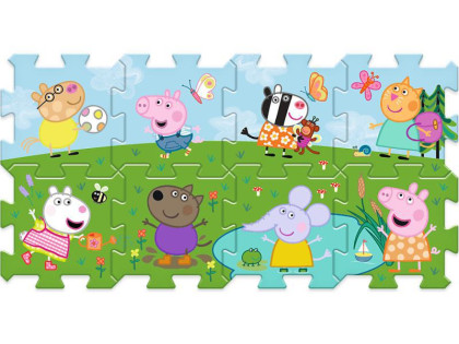 Penové puzzle Prasiatko Peppa/Peppa Pig 32 x 32 x 1 cm 8 ks