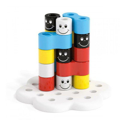 Twin Pegs – stavebnica z veľkých oblých kolíčkov