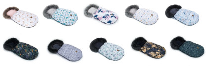 Zimný fusak Lux s kožušinkou 50 x 100 cm Mamo Tato