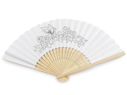 Detský vejár na domaľovanie