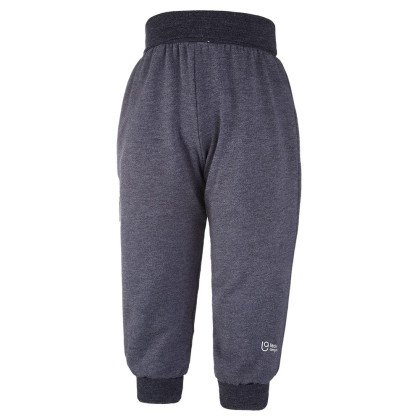 Tepláky šmyk Outlast® - tm.šedý melír