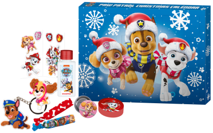 Adventný kozmetický kalendár detský Tlapková Patrola