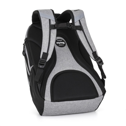 Študentský batoh + etue Oxy Sport Grey Melange