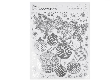 Vianočné okenné fólie samolepiace