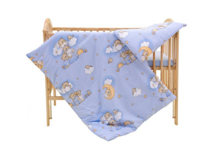 Detské obliečky 2dielne Mráčik 120 x 90 cm - modré