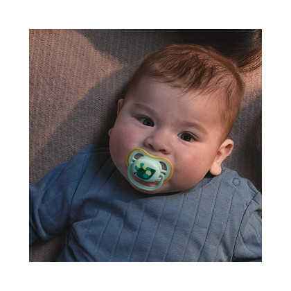 Cumlík Ultra air modrá/zelená 0-6 m obrázok chlapec, 2ks Philips Avent
