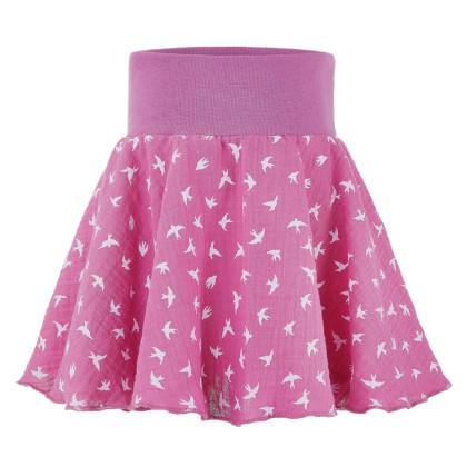 Sukňa kolová tm. staroružová lastovičky Little Angel