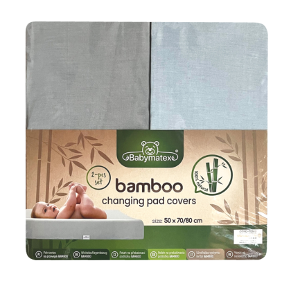 Poťah na prebaľovací pult Bamboo 2 ks 50 x 70/80 cm Babymatex