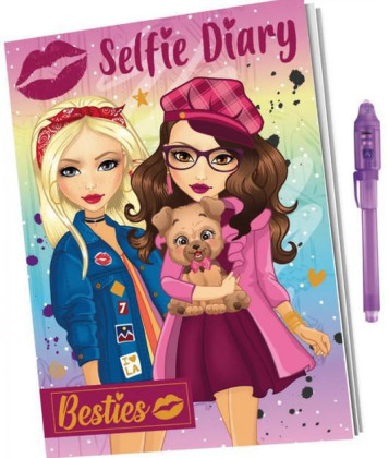 Zápisník s magickým perom Besties Selfie diary A5 50 listov