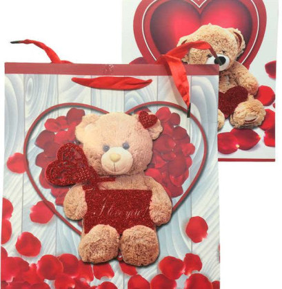 Papierová taška - Love