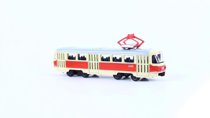 Električka Tatra T3 16 cm retro na spätný chod