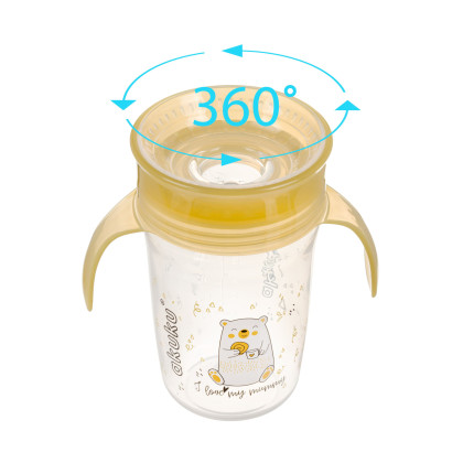 Nevytekajúci hrnček 360° 240 ml Akuku