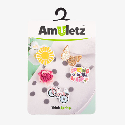 Amulety - ozdoby na topánky Amuletz Jarný set mix Coqui