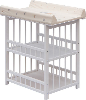 Prebaľovací pult Jáš Biely Scarlett - Slon - Béžový