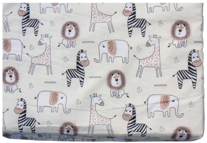 Matrac do postieľky Scarlett Zebra 120 x 60 x 5,2 cm - béžová