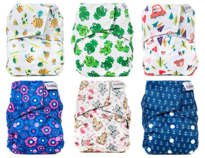 Vrecková AIO plienka Premium suchý zips Bobánok