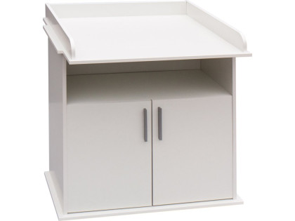 Prebaľovacia komoda Míša biela laminát buk Scarlett