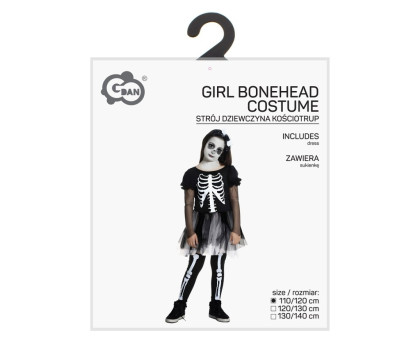 Kostým Kostlivec dievčenskú