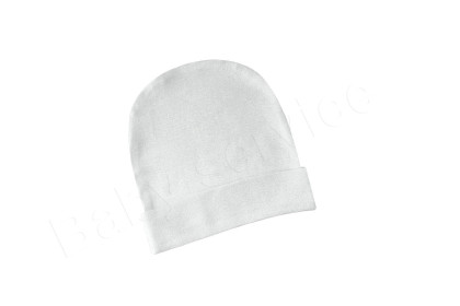 Čiapočka pružná s nápletom biela Baby Service Vel. 56