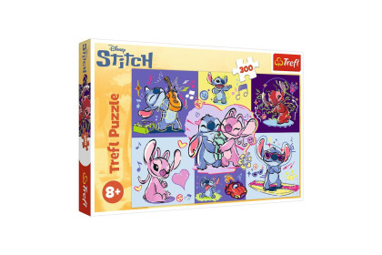 Puzzle Lilo&Stitch - Bláznivý Stitch 300 dielikov 60x40 cm
