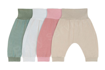 Dojčenské buggy mušelín ružová - Baby Service