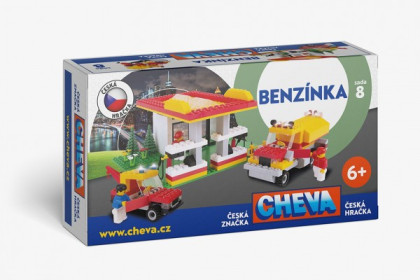 Stavebnica Cheva 8 Čerpacia stanica 349 ks