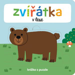 Svojtka Zvieratká v lese Knižka s puzzle