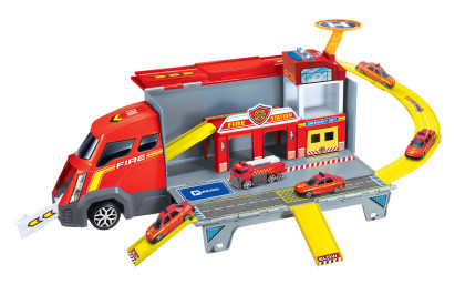 Kamión hasičská stanica rozkladacia s efektmi 46 cm