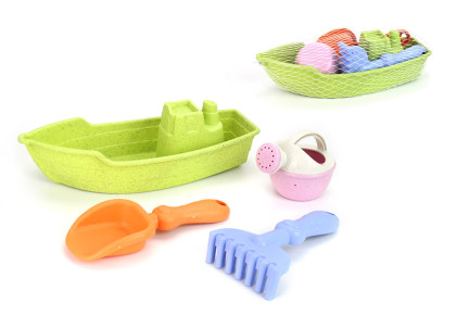 Súprava na piesok s loďou 22 cm