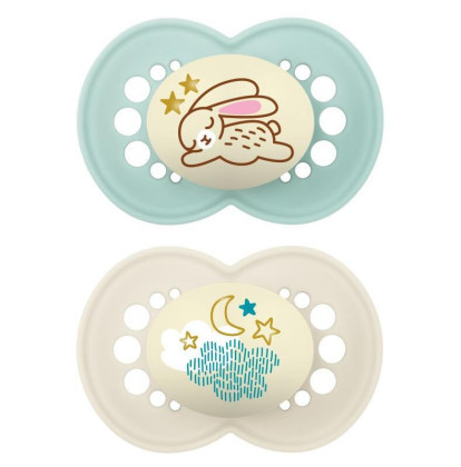 Cumlík night silikón 6 m+ MAM KLUK