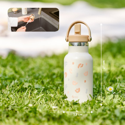 Termoska s náustkom 350 ml Little Explorer Ivory Babymoov