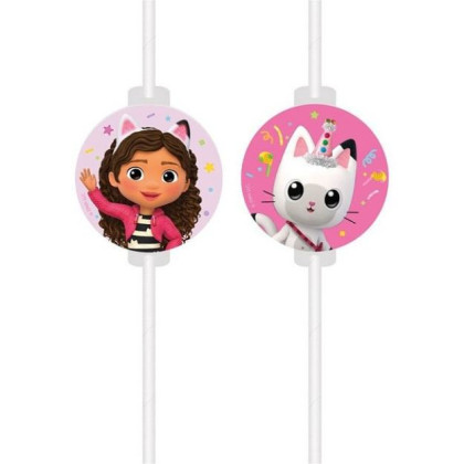 Slamky papierové EKO - Gábinin kúzelný domček 4 ks