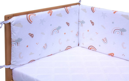 Mantinel do postieľky 4dielny Monta 180 x 30 cm Scarlett