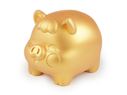 Zlaté prasiatko pre šťastie/pokladnička