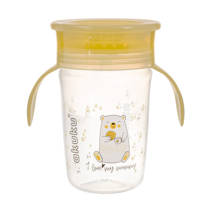 Nevytekajúci hrnček 360° 240 ml Akuku