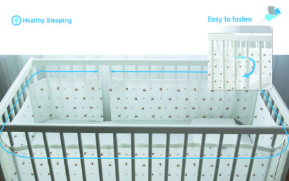 Mantinel do postieľky Bump Air Design 360 cm Babymatex