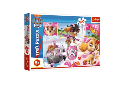 Puzzle Paw Patrol/Tlapková patrola Skye v akcii 100 dielikov.