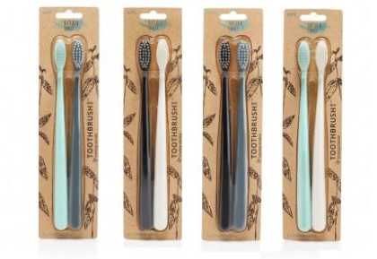 BIO zubná kefka pre dospelých 2 ks Jack N´ Jill The Natural family