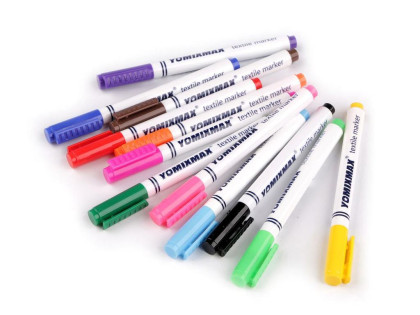 Fixy na textil súprava 12 ks