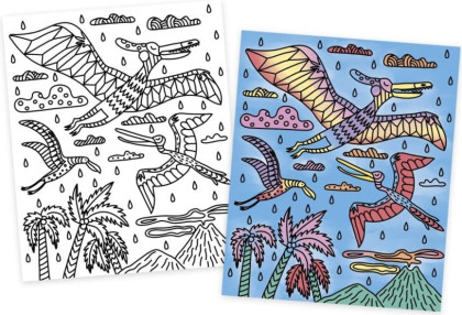 Sada maxi Maľovanie Dinosaurus Janod Atelier