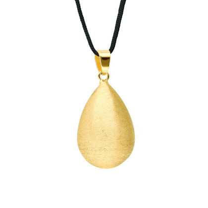 Tehotenská rolnička Drop Shape Gold