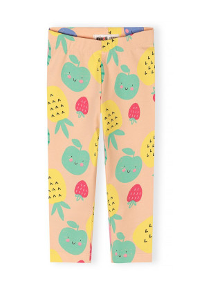 Dievčenské capri legíny Ovocie 3pack Minoti