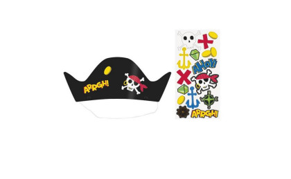 Čiapočky - Pirát party 8 ks