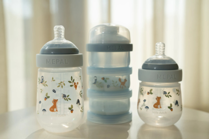 Dojčenské fľaše 165 ml + 240 ml + 2 cumlíky Little Dutch