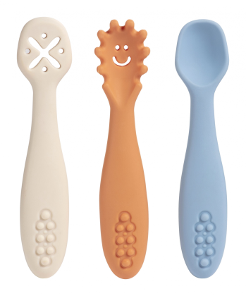 Prvé lyžičky silikónové 3 ks BebeConfort