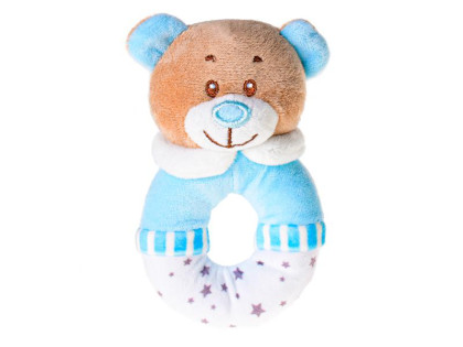 Hrkálka plyšový medvedík 13 cm 0m +