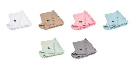 BIO Mušelínová deka s volánikom T-tomi